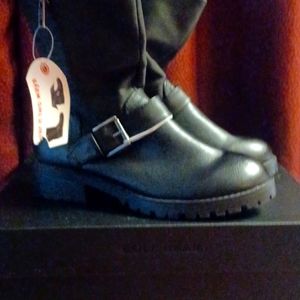 LADIES black leather Boots Massimo  size 6